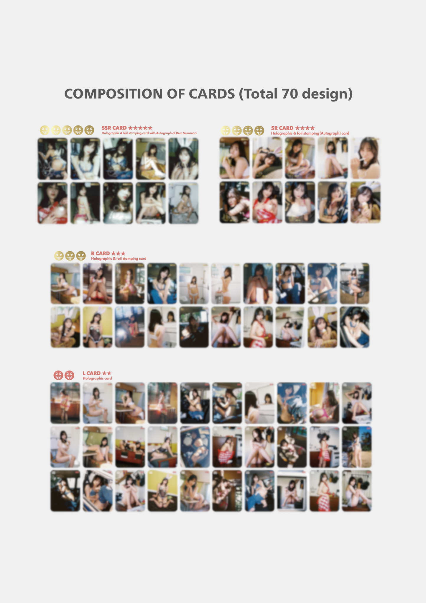 TOK¥O $TUPID CARD$ Ver.Remu Suzumori - limited edition - Card Pack